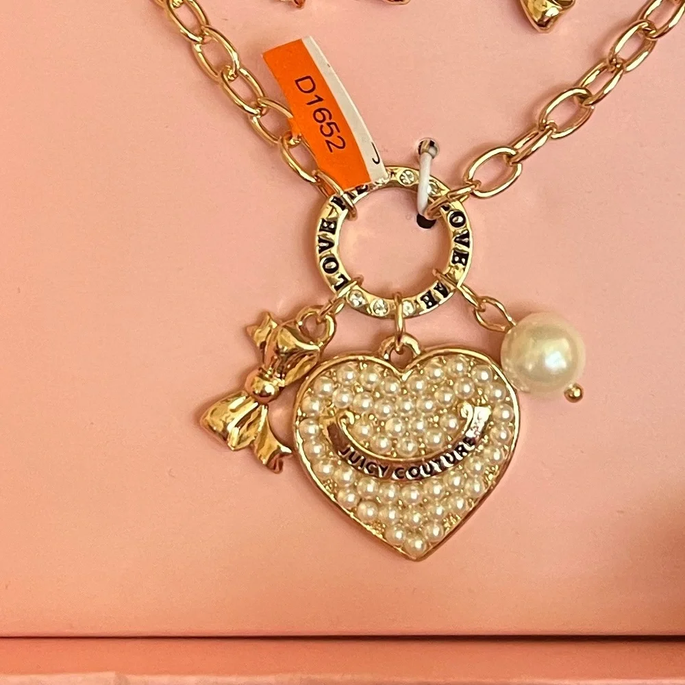 JUICY COUTURE necklace&earrings set - Picture 4 of 11
